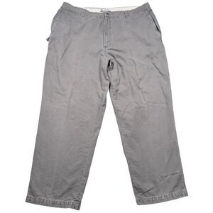 Columbia Canvas Pants Mens 42x30 Gray Granite Cloth Utility Gorpcore Vintage Y2K